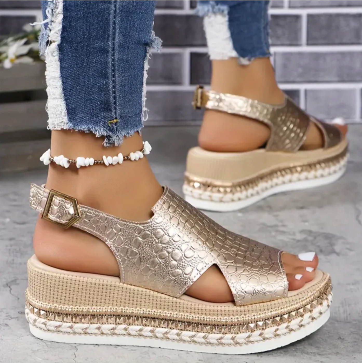 Billa - sandalias ortopédicas de cuña