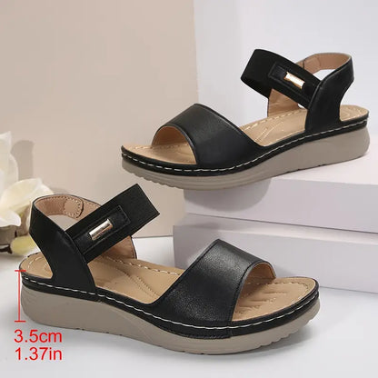 Ryza - Sandalias de cuña cómodas