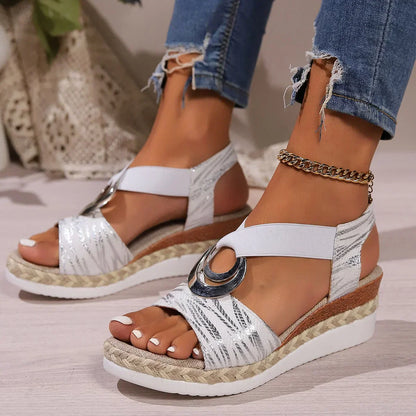Bella - Sandalias ortopédicas estampadas