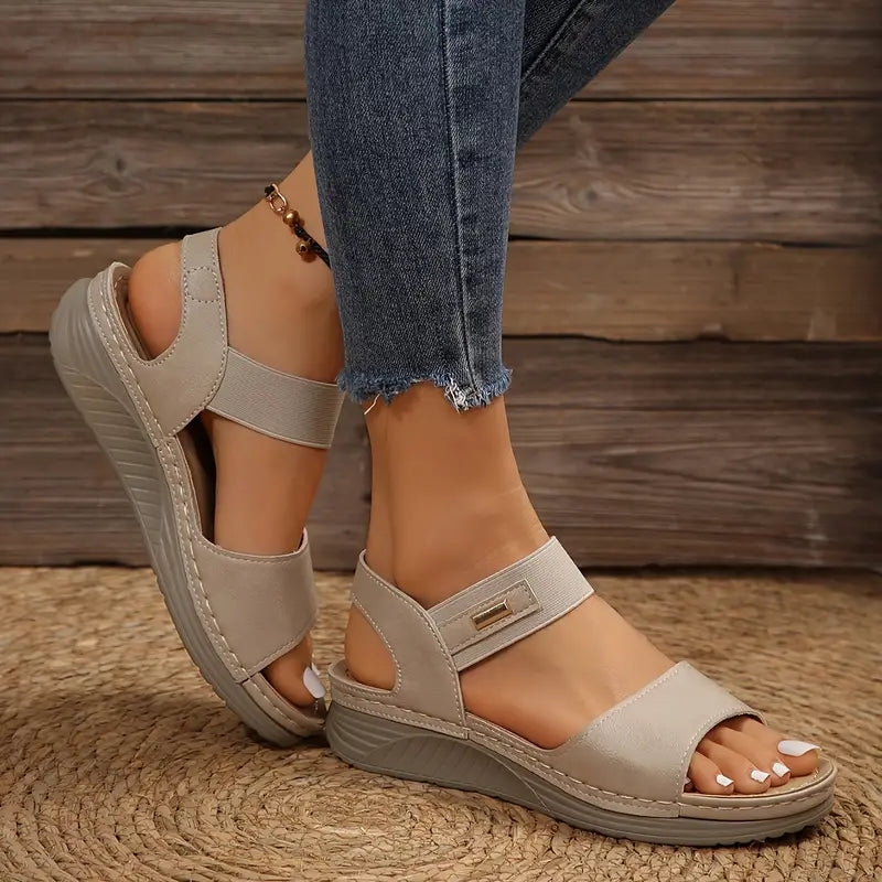 Ryza - Sandalias de cuña cómodas