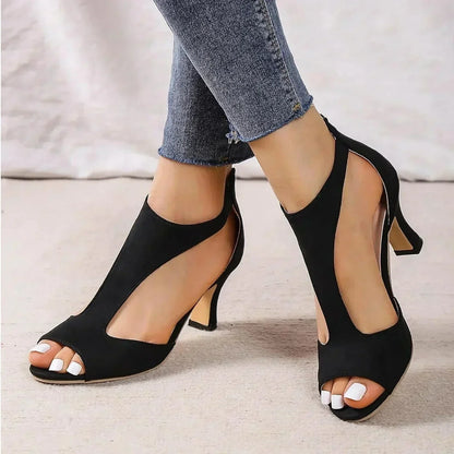 Amerra - Sandalias Stiletto Cremallera