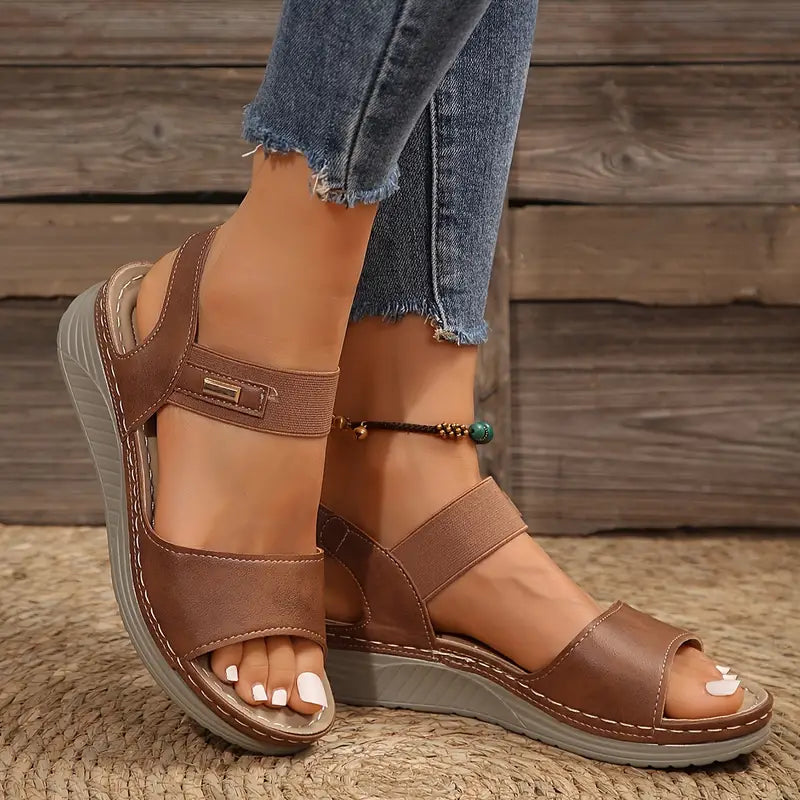 Ryza - Sandalias de cuña cómodas