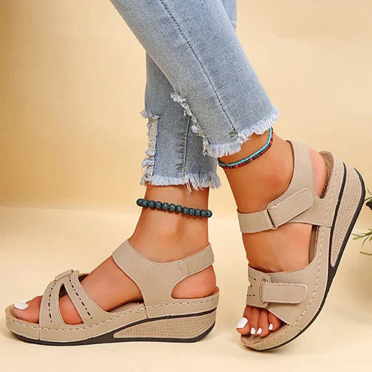 Sussan - Open Toe Orthopedic Sandals