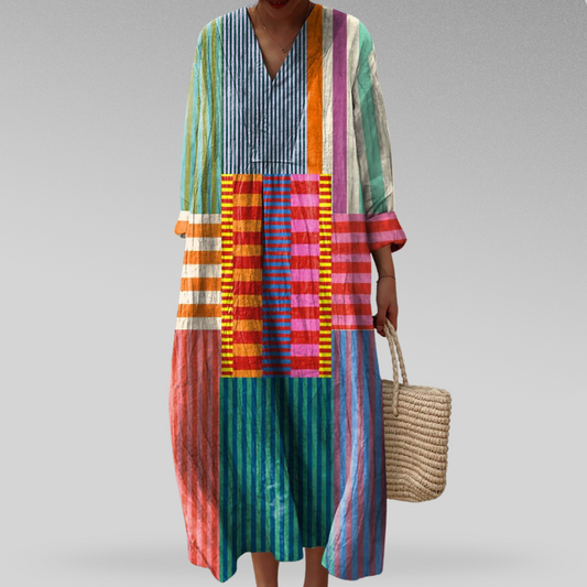 Naomi | Maxijurk de Neblina en Bloques de Color