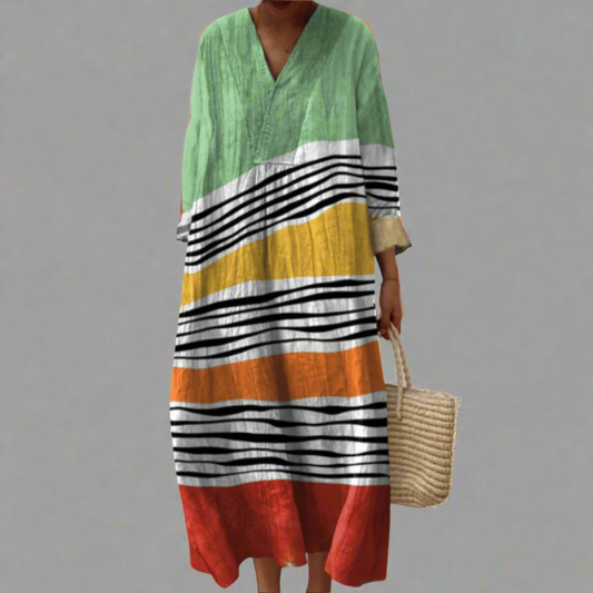 Marina | Vestido Largo Colorido