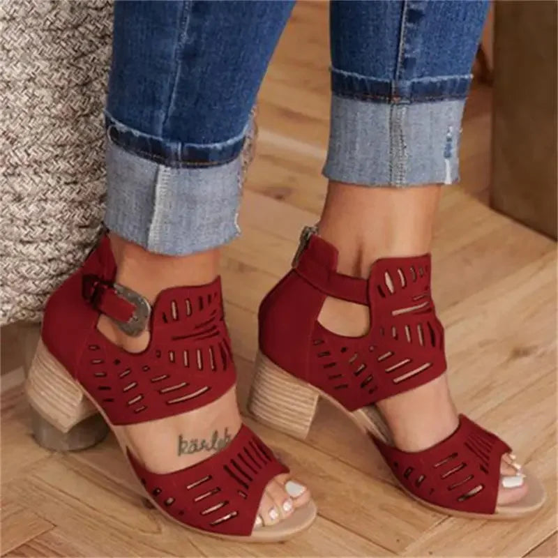 Kayla - Sandalias de Cuña Elegantes