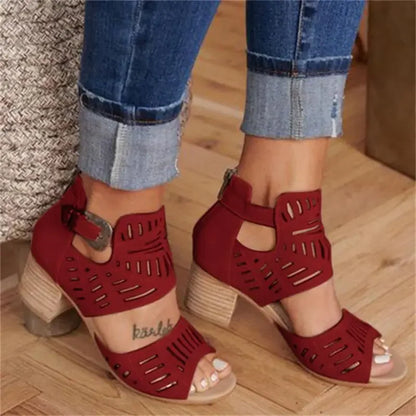 Kayla - Sandalias de Cuña Elegantes