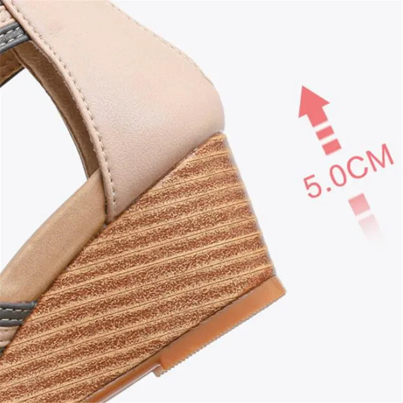 Rachel - Sandalias Plataforma Verano Casual