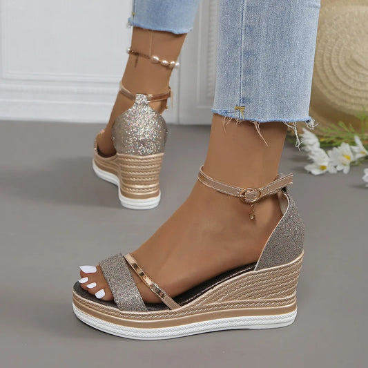 Rien - Sandalias cuña cómodas