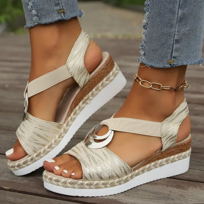Bella - Sandalias ortopédicas estampadas