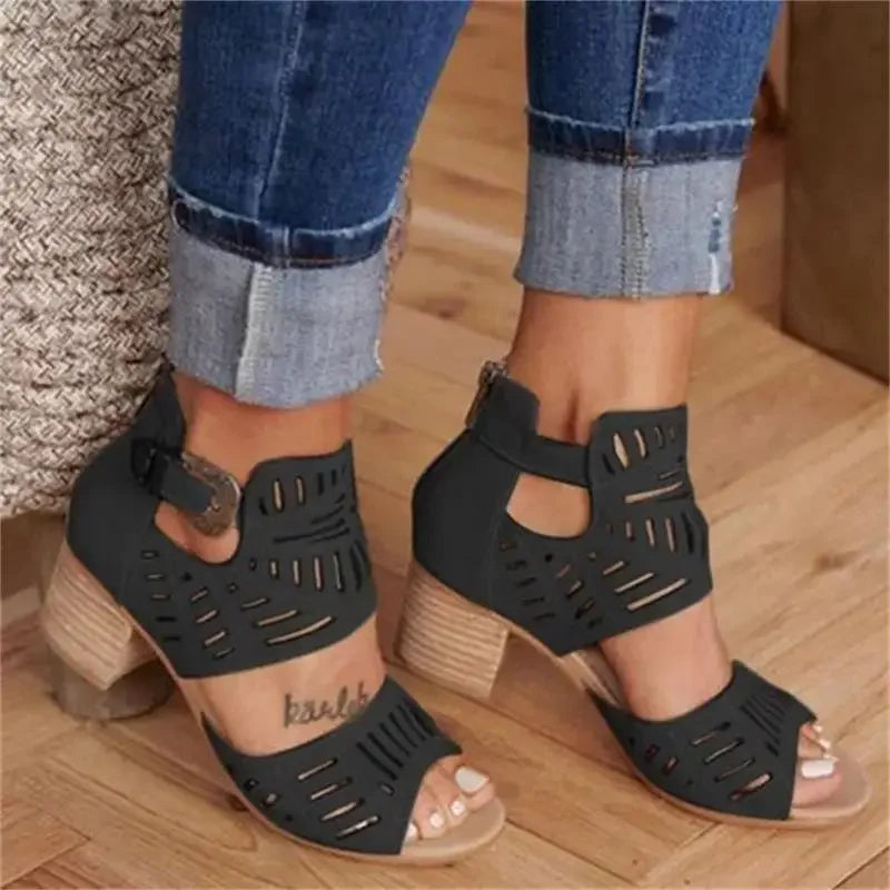 Kayla - Sandalias de Cuña Elegantes