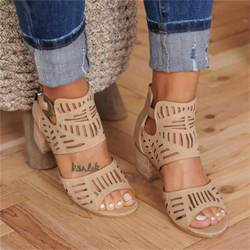 Kayla - Sandalias de Cuña Elegantes