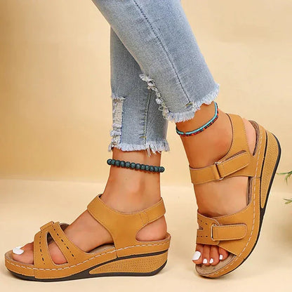 Sussan - Open Toe Orthopedic Sandals